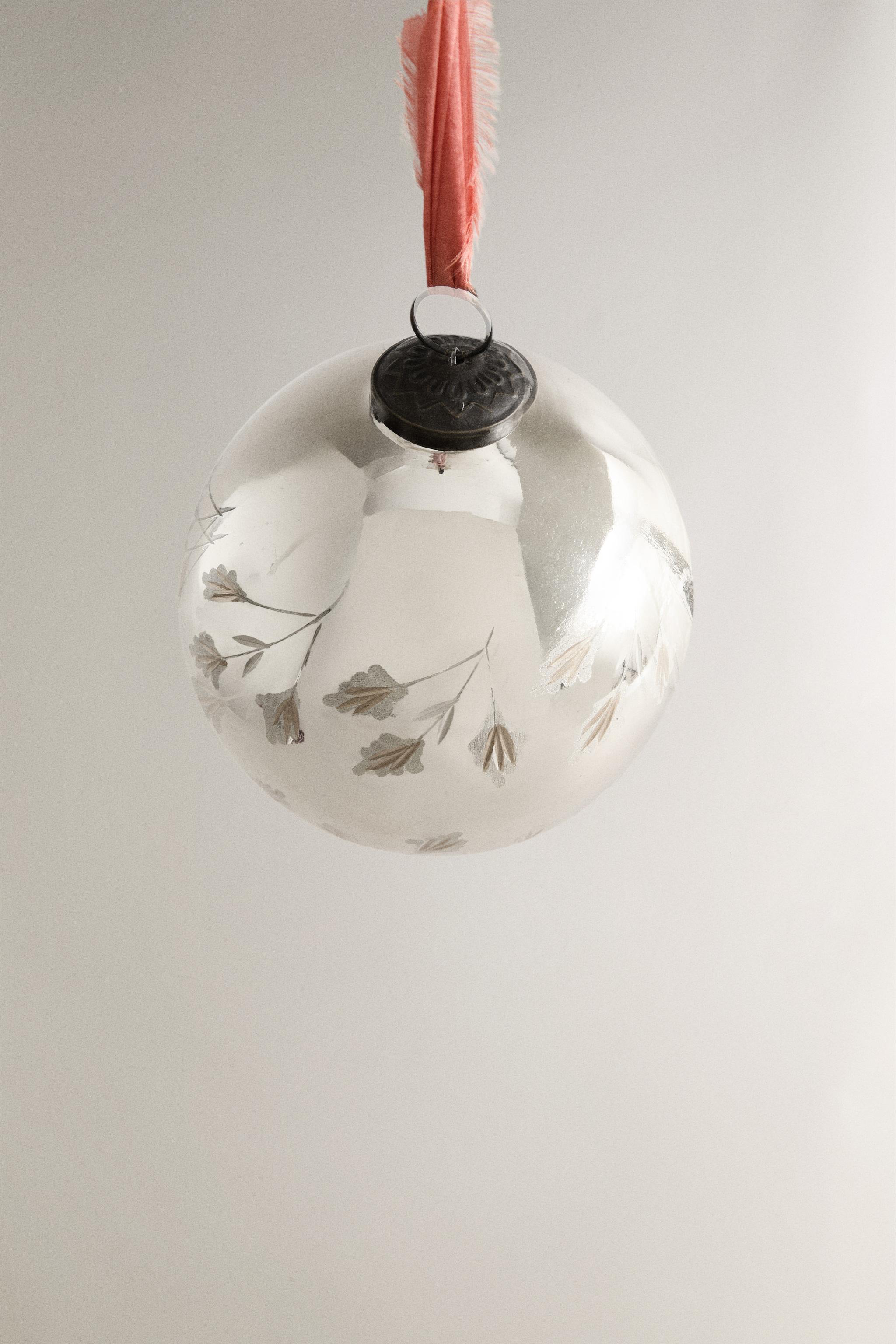 DÉCO SAPIN BOULE FEUILLES BRILLANTES NOËL